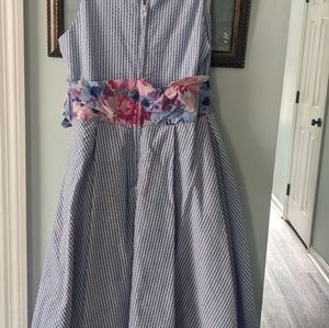 Rare Editions seer sucker dress - perfect for Easter